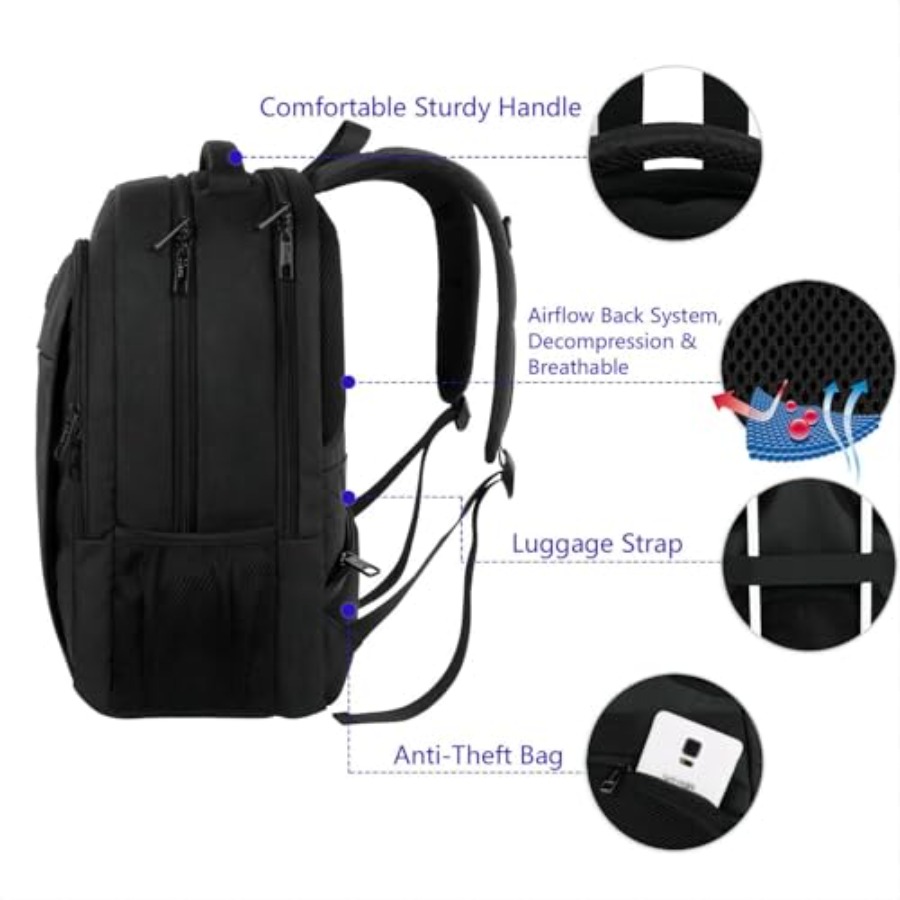 Extra Large Travel Backpack TS - مراجعة Travel Backpack Anti Theft وسعره