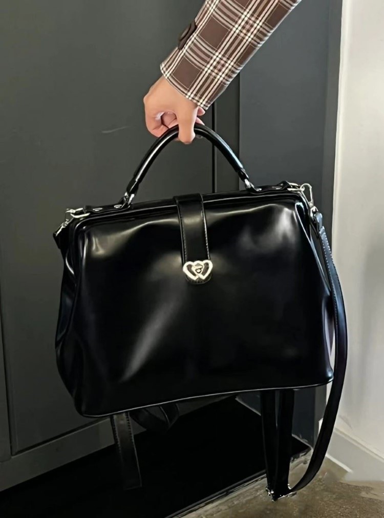 Vintage Black Y2k Mochila Wome - مراجعة Leather Backpack Vintage وسعره