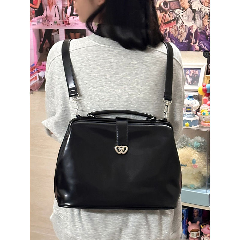 Vintage Black Y2k Mochila Wome - مراجعة Leather Backpack Vintage وسعره