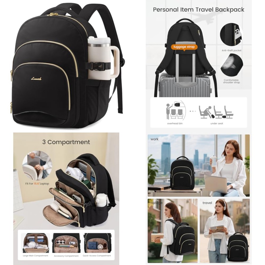 Laptop Backpack for Women, Wor - مراجعة School Backpack Teen وسعره