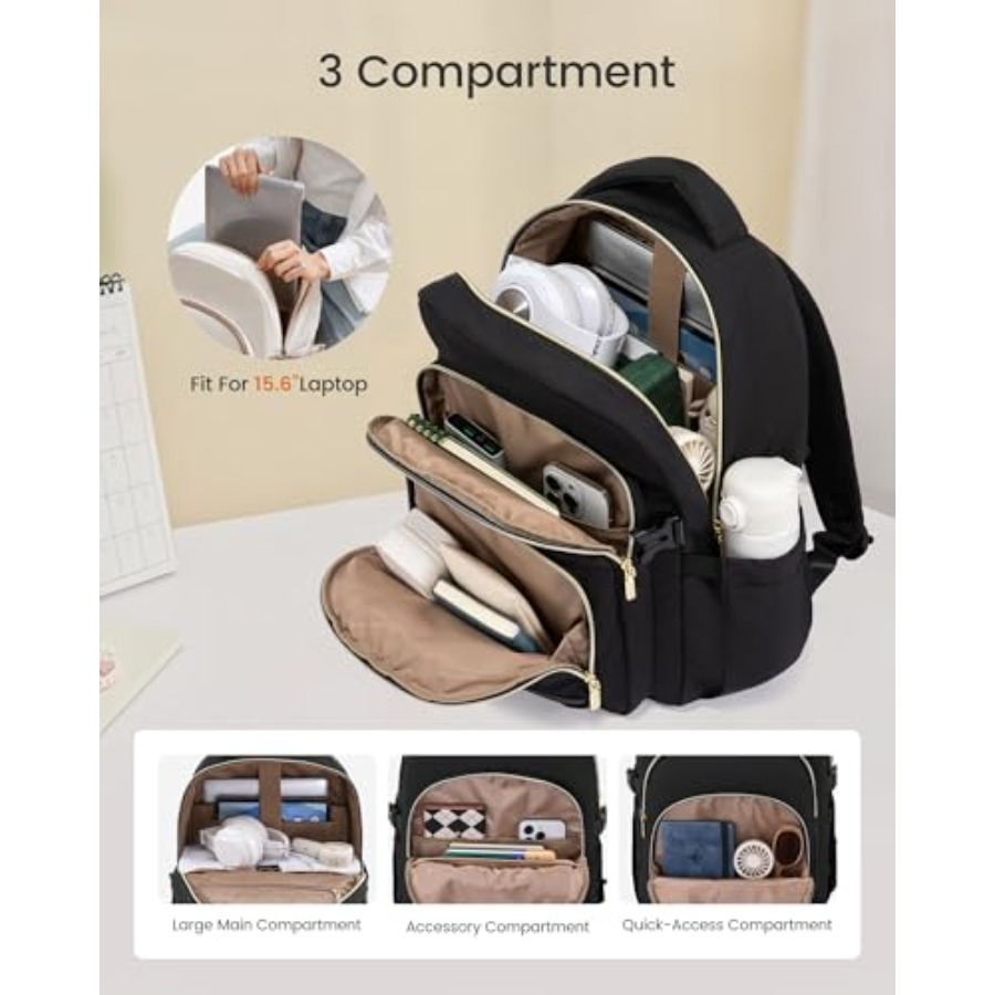 Laptop Backpack for Women, Wor - مراجعة School Backpack Teen وسعره