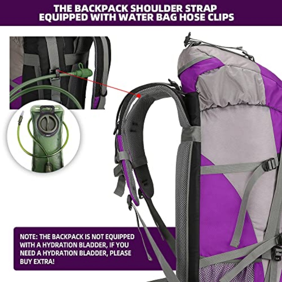 70L Hiking Backpack with Rain  - مراجعة Hiking Backpack Waterproof وسعره