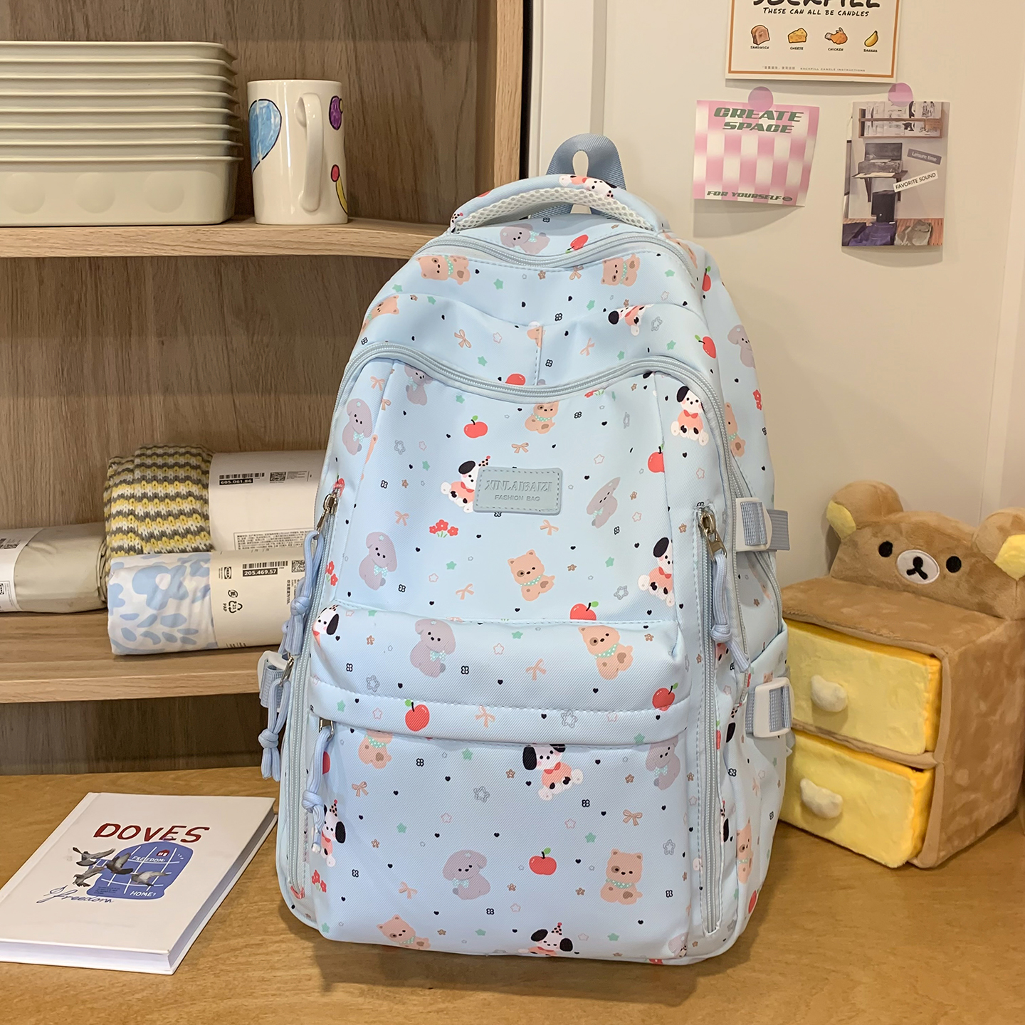 Cute Animal Print Backpack Wom - مراجعة School Backpack Teen وسعره