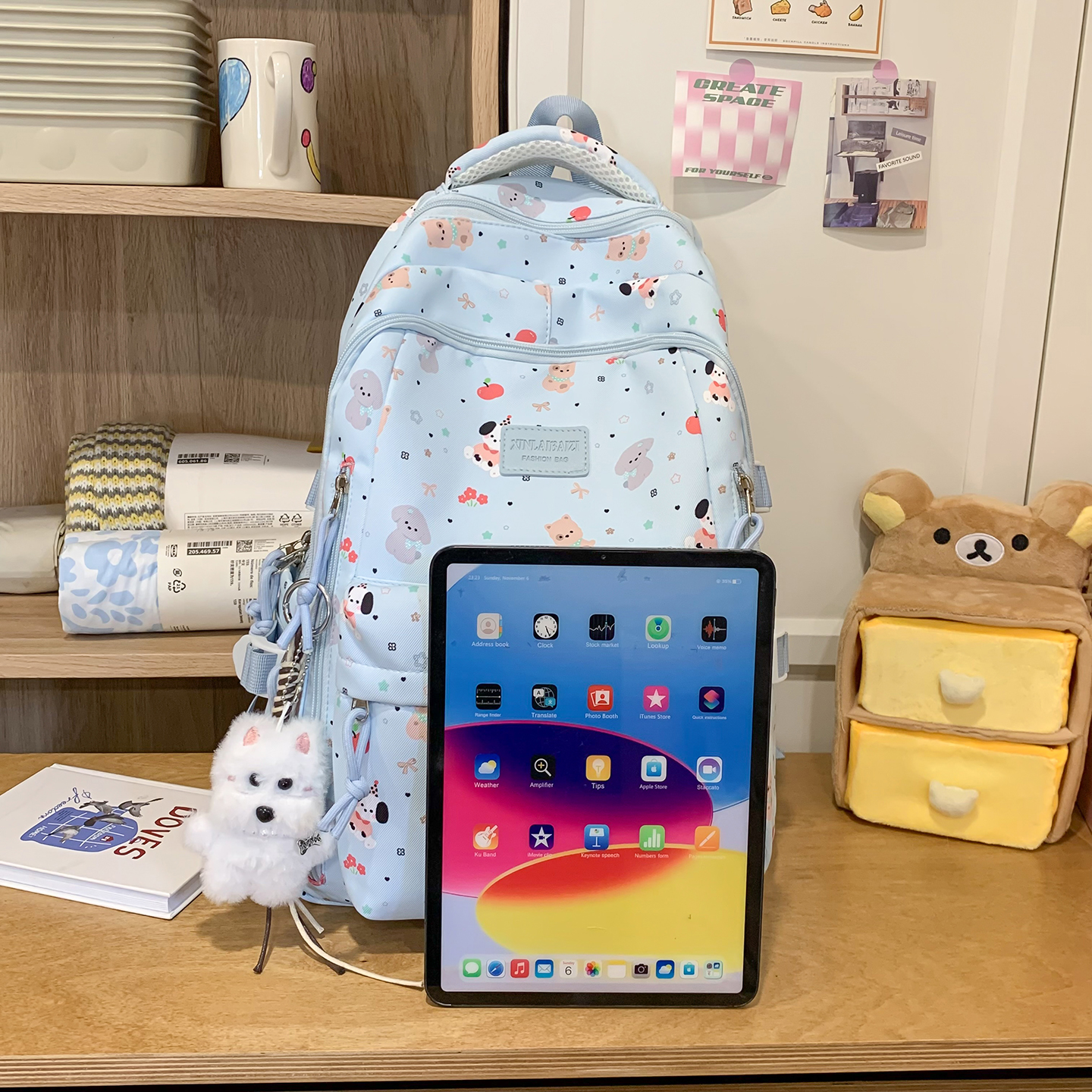 Cute Animal Print Backpack Wom - مراجعة School Backpack Teen وسعره