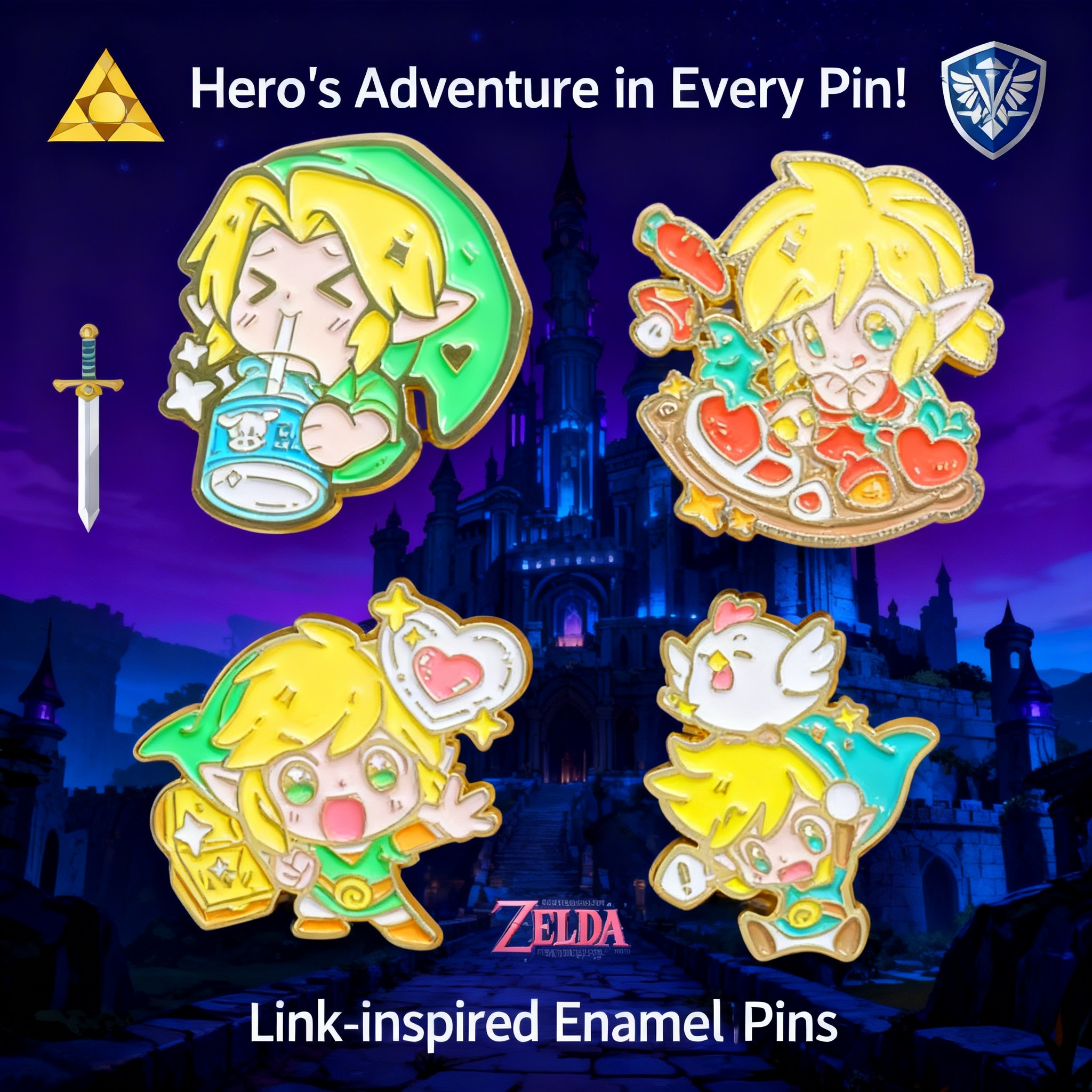 Adventure Game Badges Enamel P - مراجعة Fashion Backpack Women وسعره