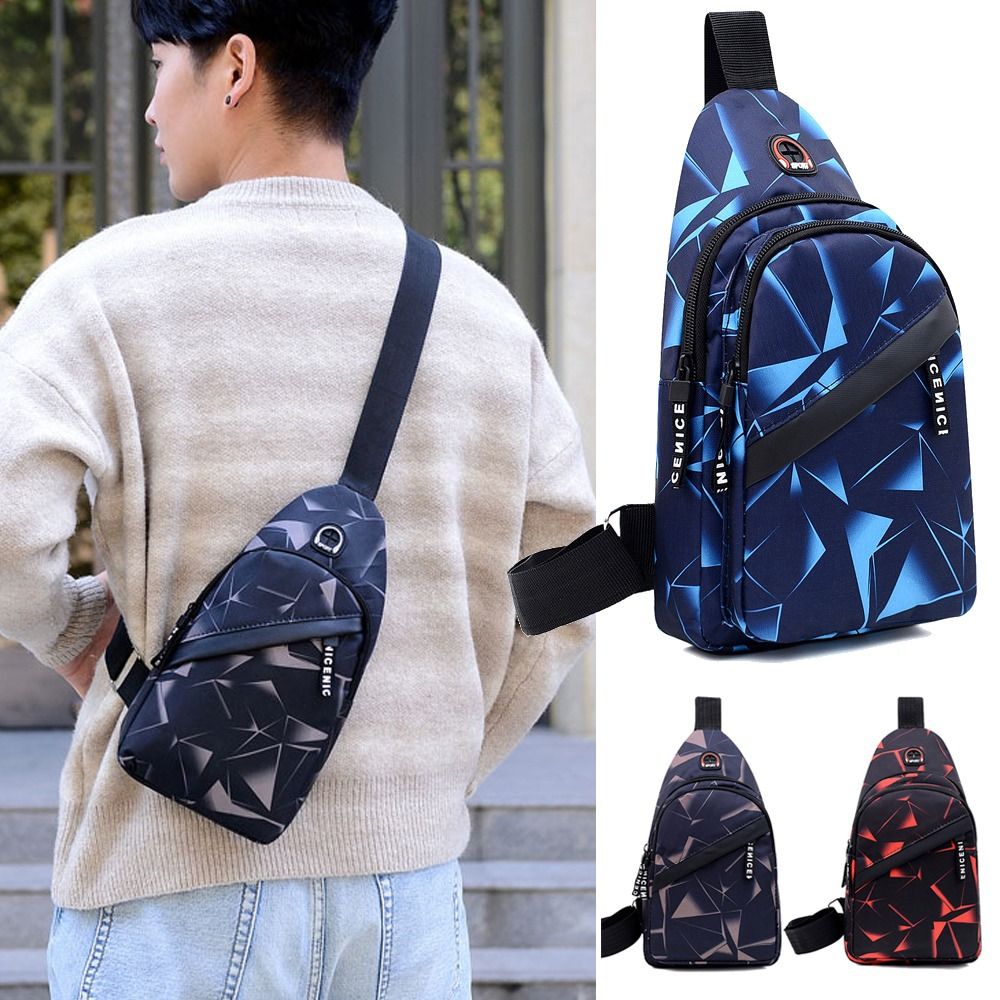 Fashion 2-Layer Chest bag Trav - مراجعة Sling Backpack Shoulder وسعره