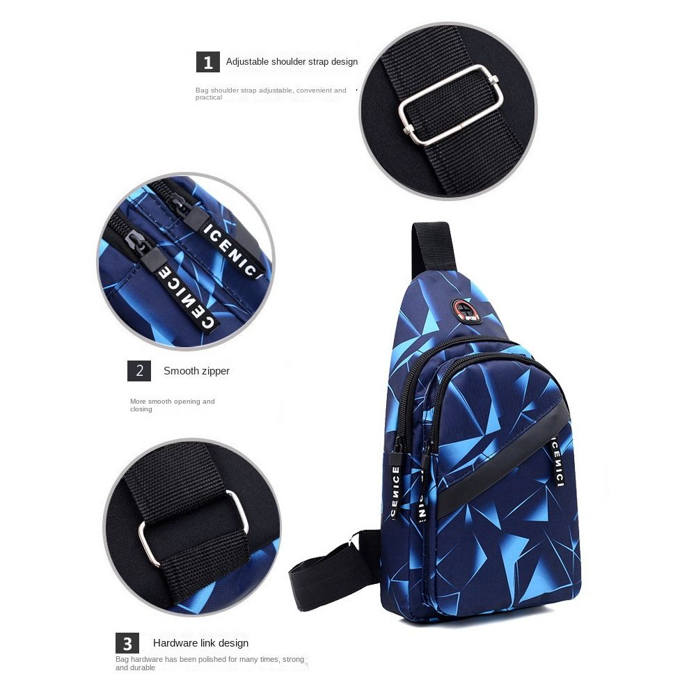 Fashion 2-Layer Chest bag Trav - مراجعة Sling Backpack Shoulder وسعره