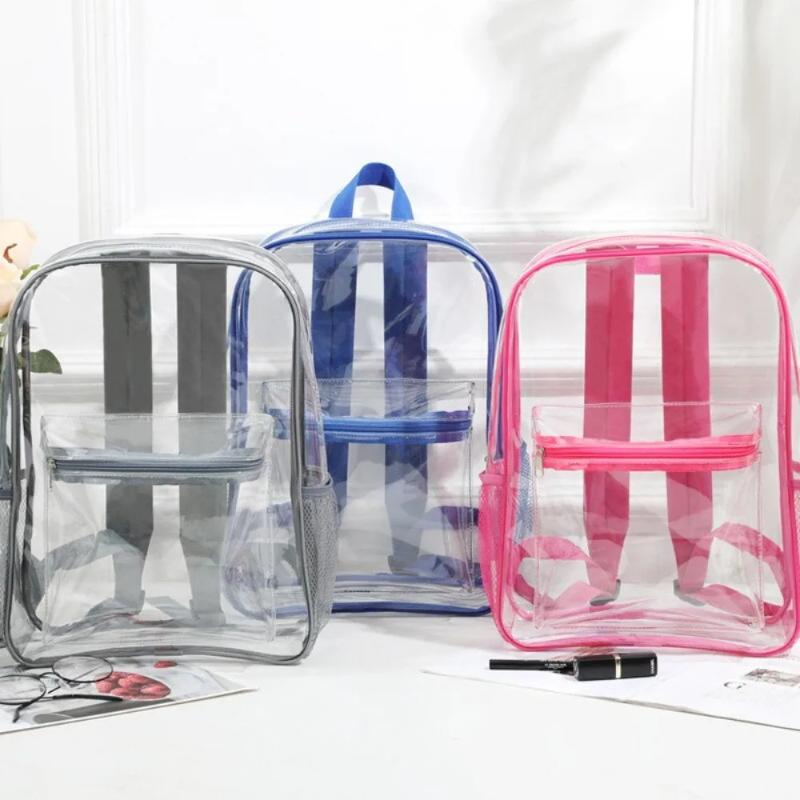 Transparent PVC Backpack Outdo - مراجعة Fashion Backpack Women وسعره