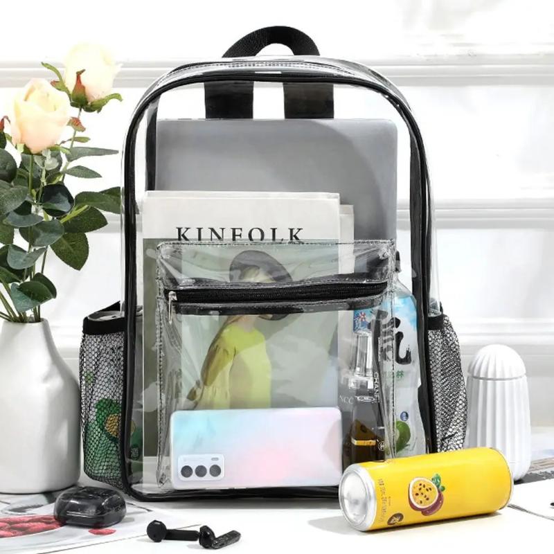 Transparent PVC Backpack Outdo - مراجعة Fashion Backpack Women وسعره