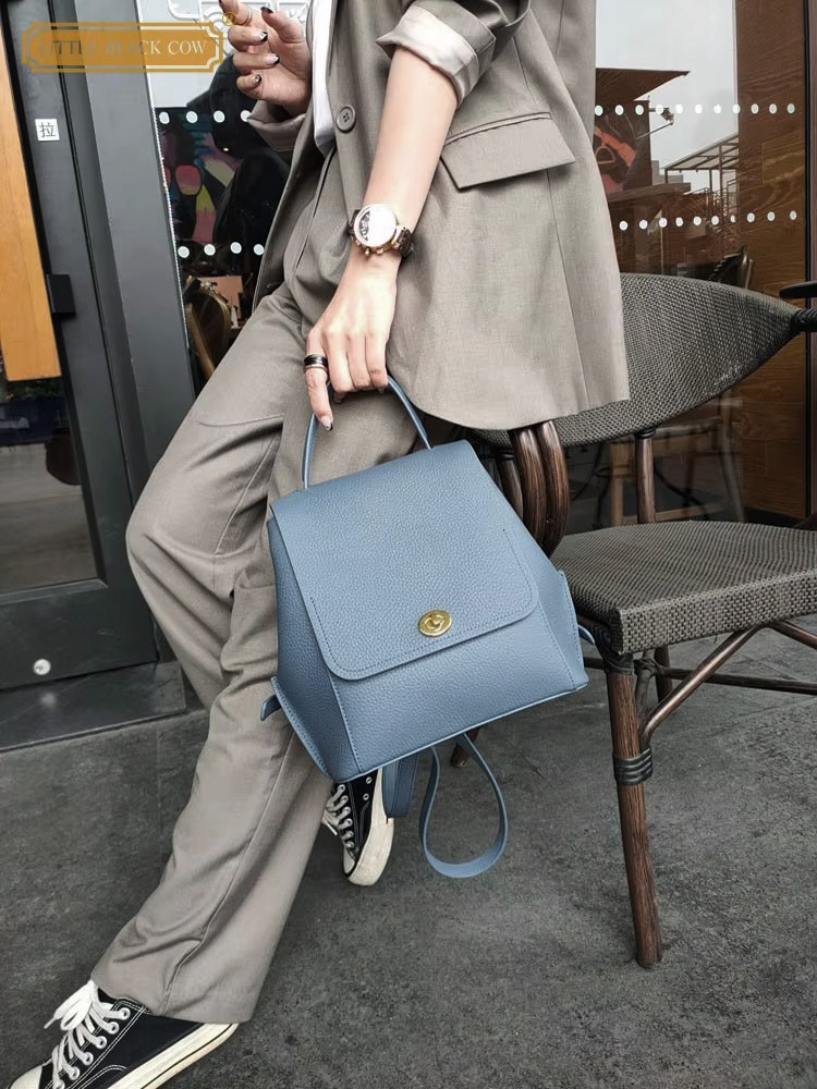 Genuine Leather Backpack Women - مراجعة Leather Backpack Vintage وسعره