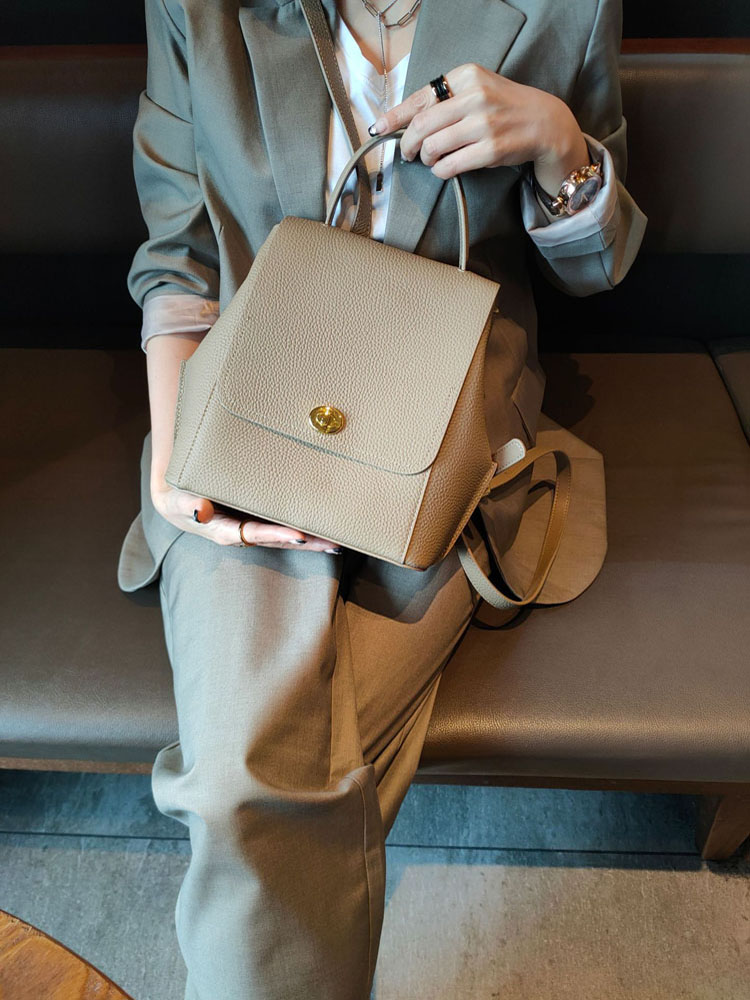 Genuine Leather Backpack Women - مراجعة Leather Backpack Vintage وسعره