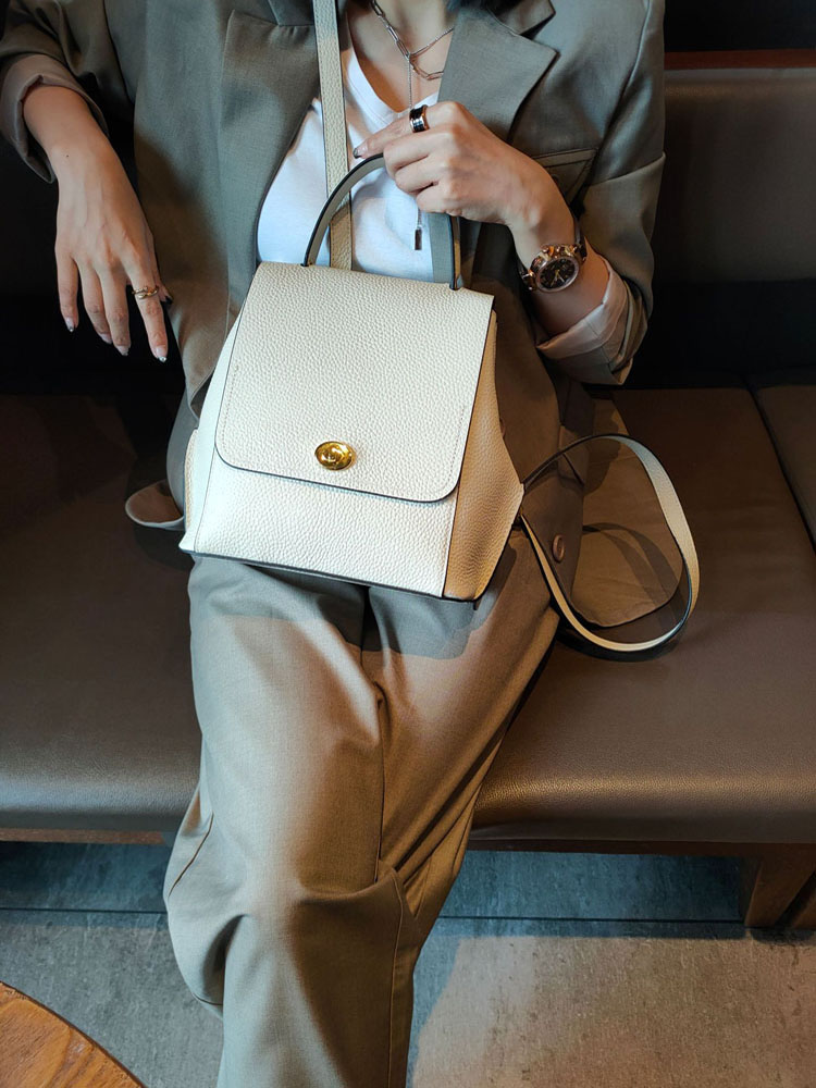 Genuine Leather Backpack Women - مراجعة Leather Backpack Vintage وسعره