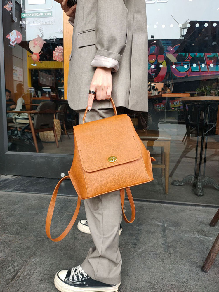 Genuine Leather Backpack Women - مراجعة Leather Backpack Vintage وسعره