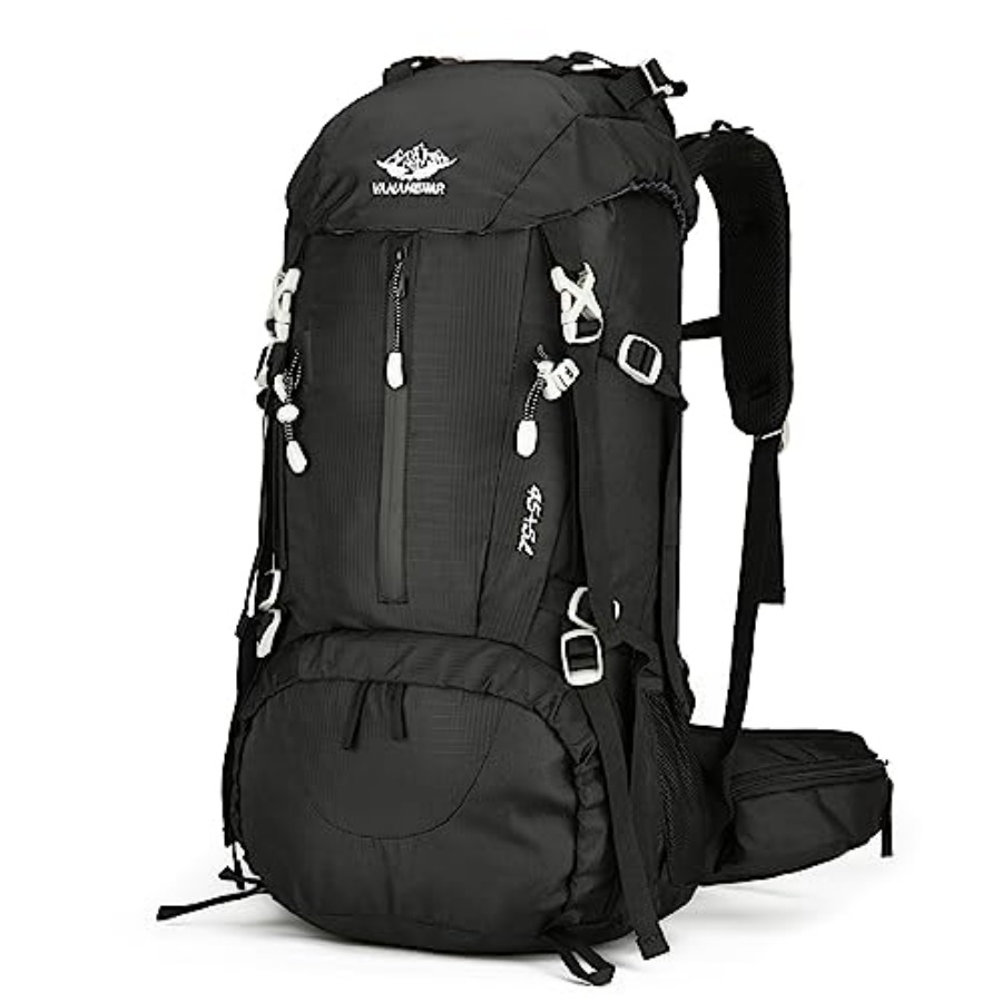 50L Hiking Backpack Men Campin - مراجعة Rain Cover Backpack وسعره