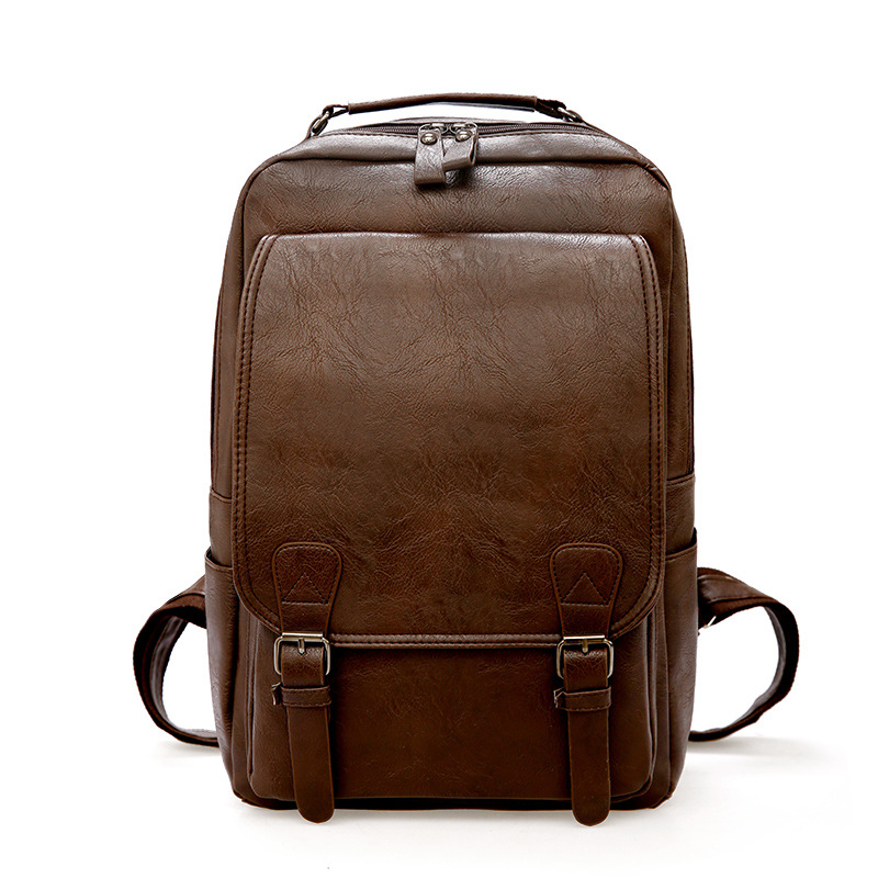 New Arrival PU Leather Backpac - مراجعة Business Backpack Brief وسعره