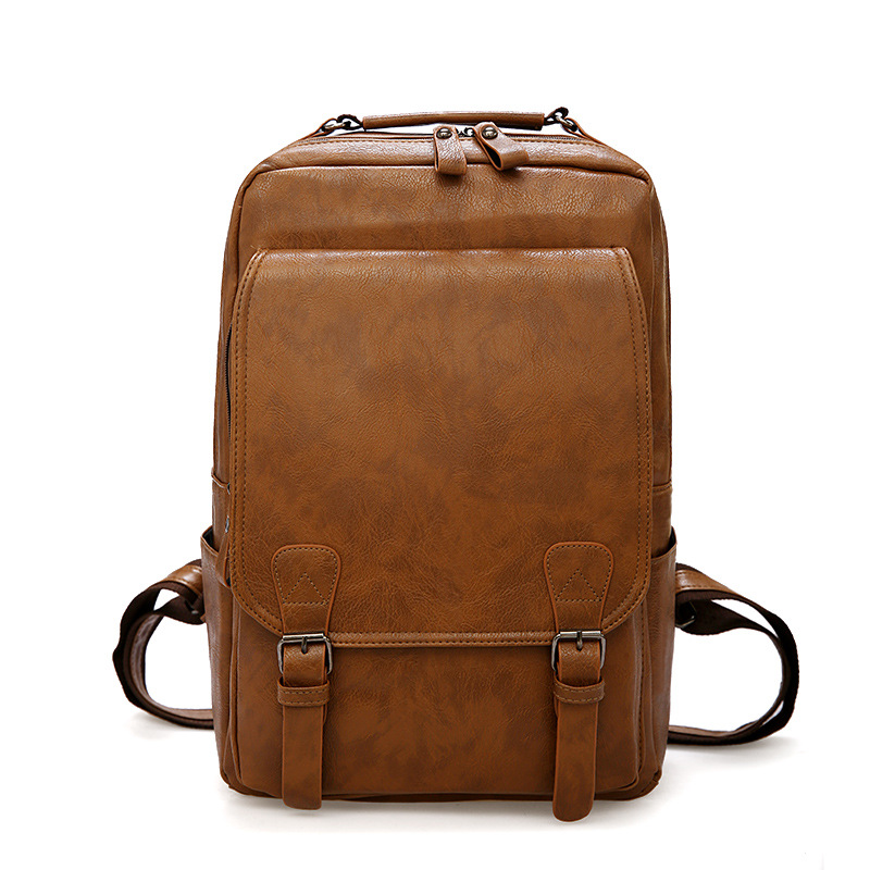 New Arrival PU Leather Backpac - مراجعة Business Backpack Brief وسعره