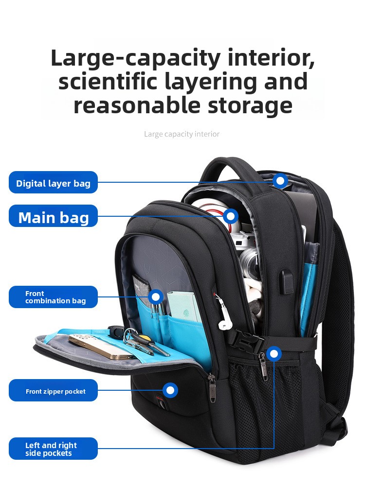 New Customizable Logo Backpack - مراجعة Business Backpack Brief وسعره