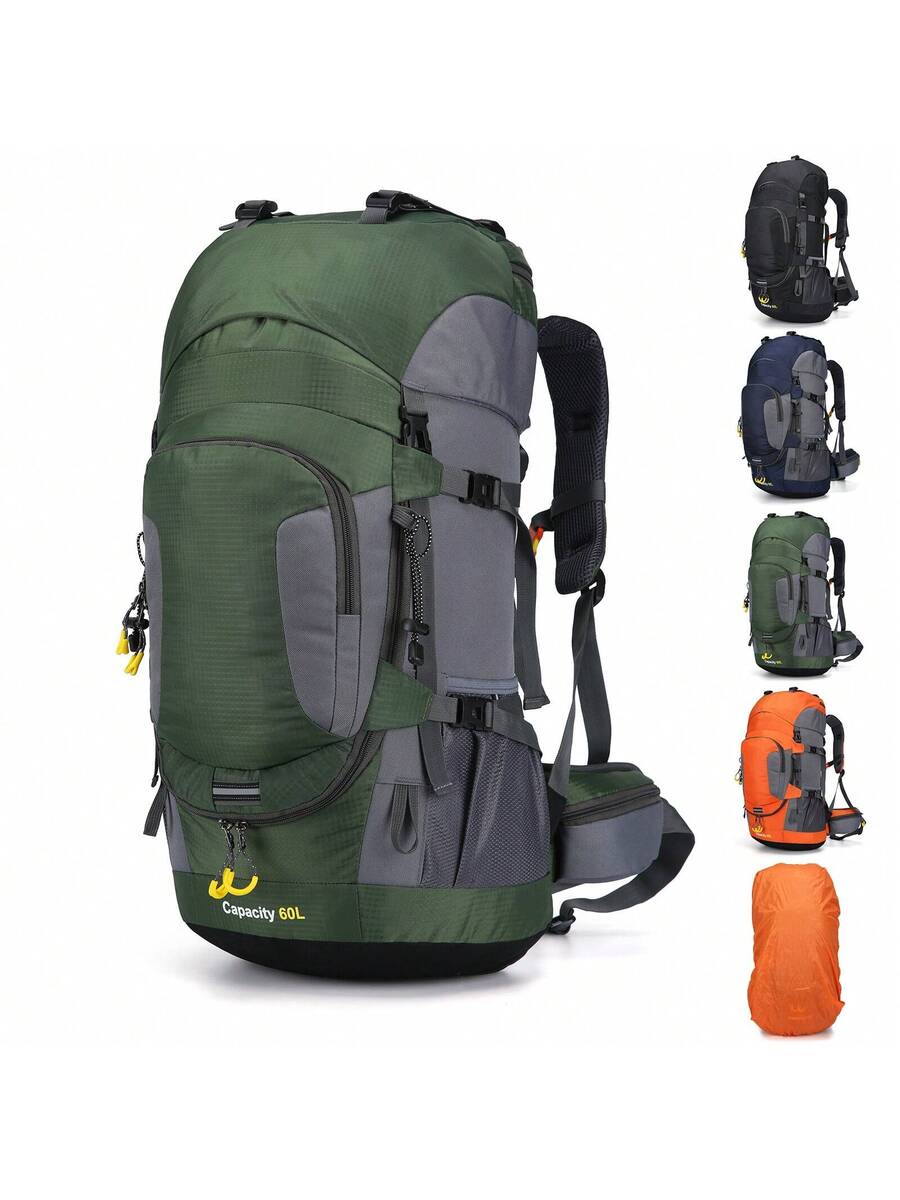 60L Waterproof Oxford Backpack - مراجعة Hiking Backpack Waterproof وسعره