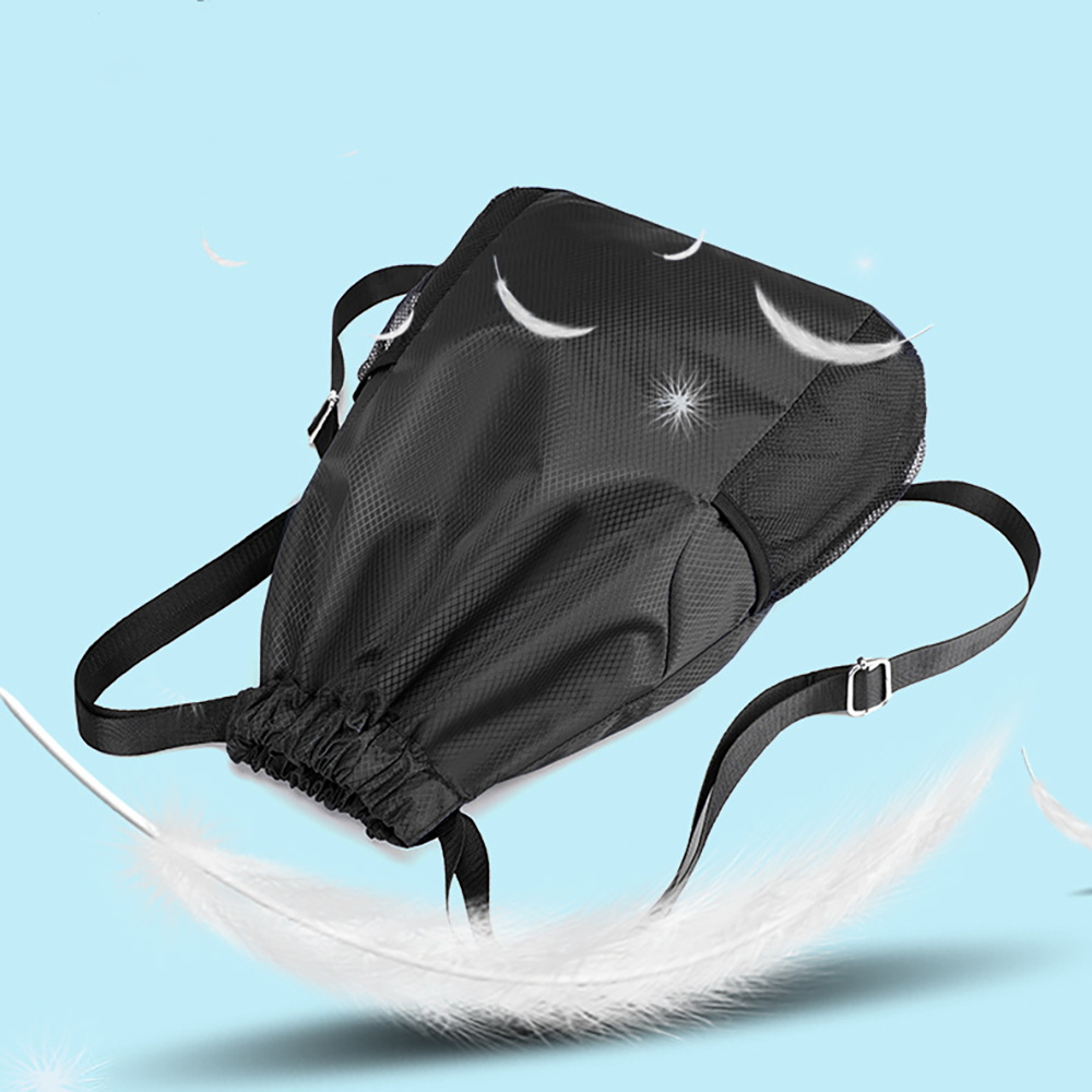 Black drawstring bag, gym back - مراجعة Drawstring Gym Bag وسعره