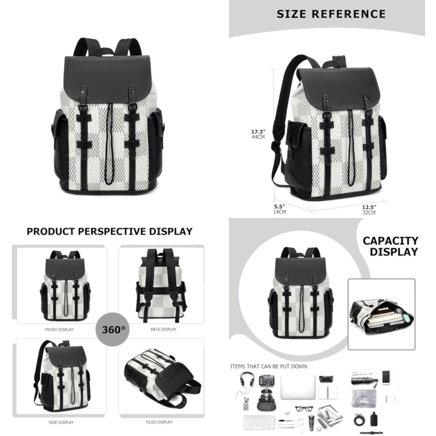 Laptop Backpack for Men Luxury - مراجعة Travel Backpack Anti Theft وسعره