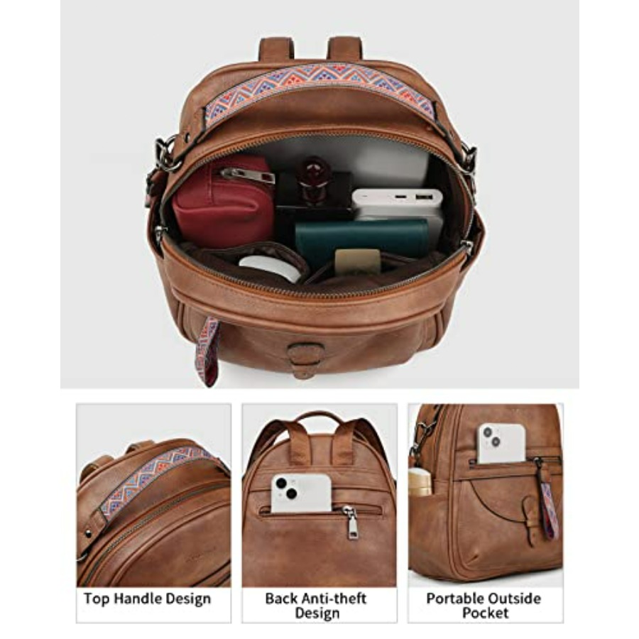 Mini Backpack Purse for Women, - مراجعة Mini Backpack Purse وسعره