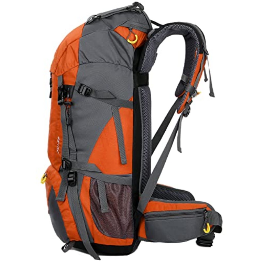 50L Hiking Backpack Men Campin - مراجعة Rain Cover Backpack وسعره