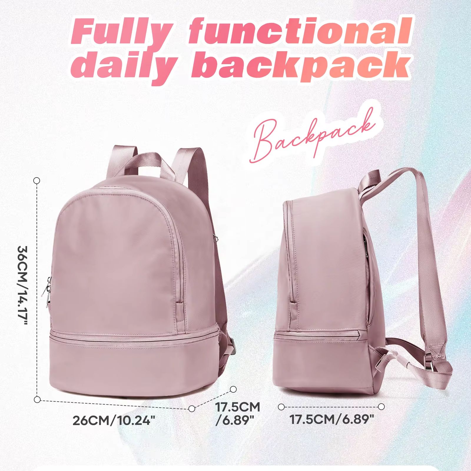 Bag For Women, Small Sports Ba - مراجعة Fashion Backpack Women وسعره