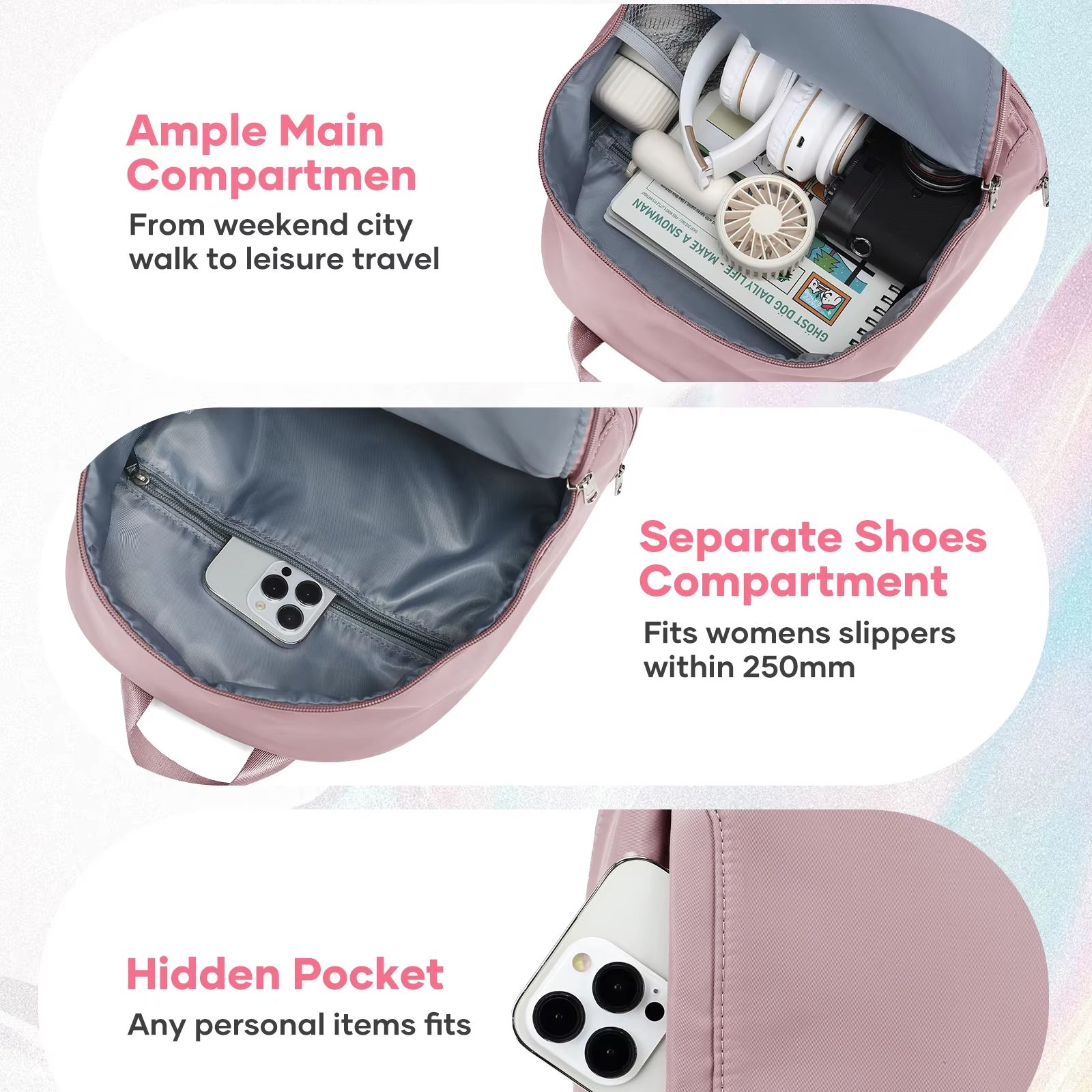 Bag For Women, Small Sports Ba - مراجعة Fashion Backpack Women وسعره