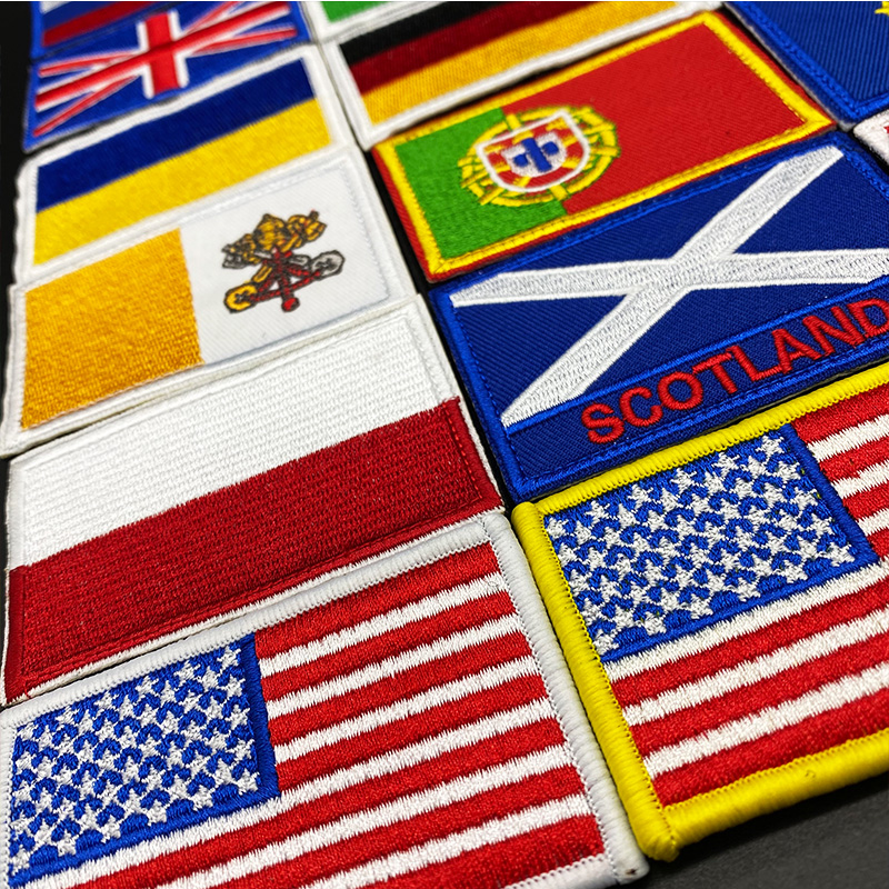 Country Flag Embroidered hook  - مراجعة Urban Backpack Tactical وسعره