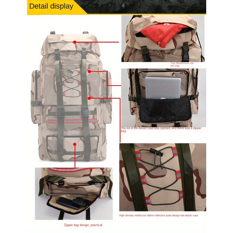 Large Capacity Outdoor Tactica - مراجعة Rucksack Military Style وسعره