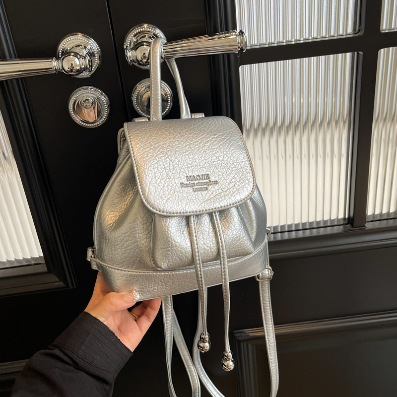 Solid Small String Backpacks P - مراجعة Leather Backpack Vintage وسعره