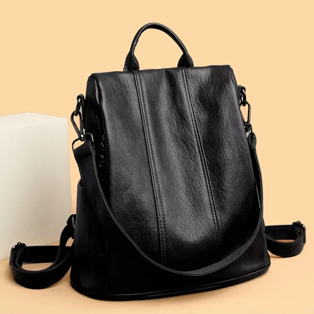 NEW Anti-theft Laptop Backpack - مراجعة Leather Backpack Vintage وسعره