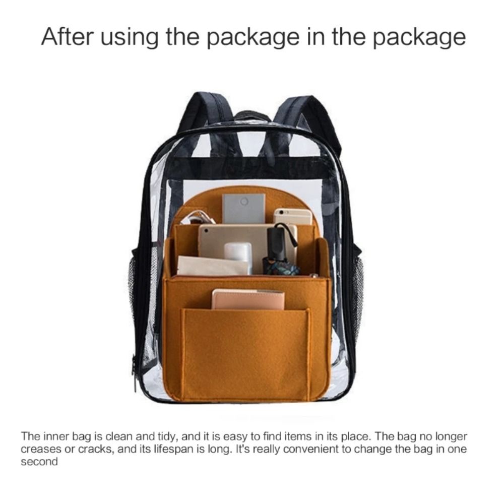 Makeup Organizer Felt Insert B - مراجعة Backpack Insert Organizer وسعره