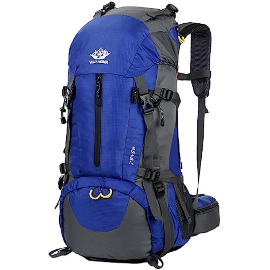 50L Hiking Backpack Men Campin - مراجعة Rain Cover Backpack وسعره