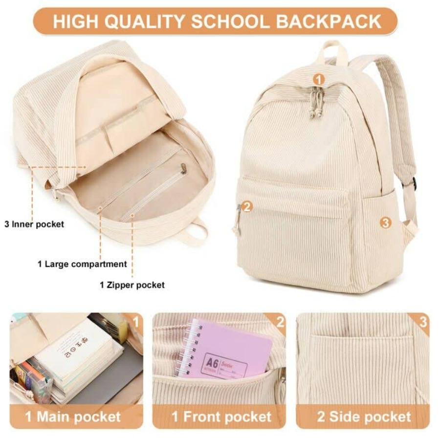 School Backpack for Teens Larg - مراجعة Laptop Backpack 15.6 وسعره