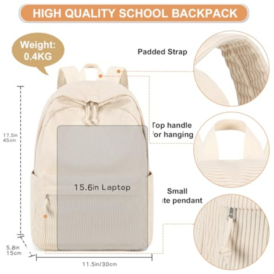 School Backpack for Teens Larg - مراجعة Laptop Backpack 15.6 وسعره