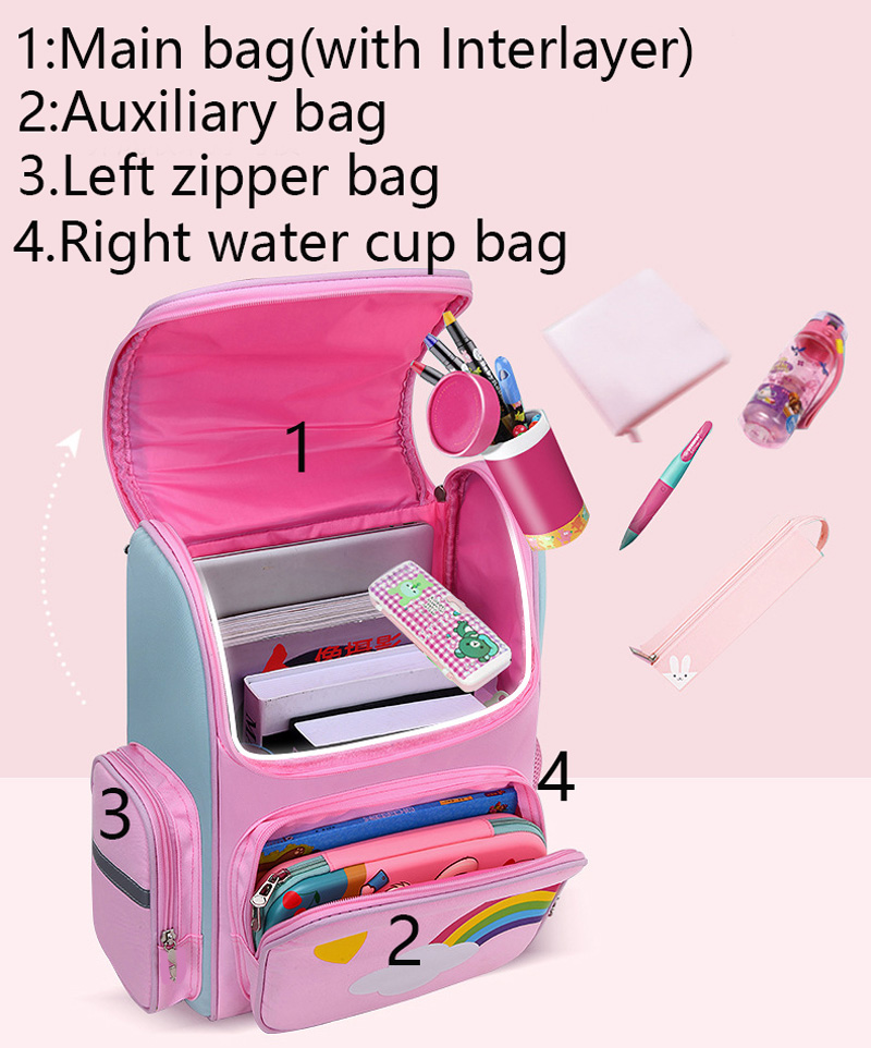 Kid Backpack for Girl Unicorn  - مراجعة School Backpack Teen وسعره