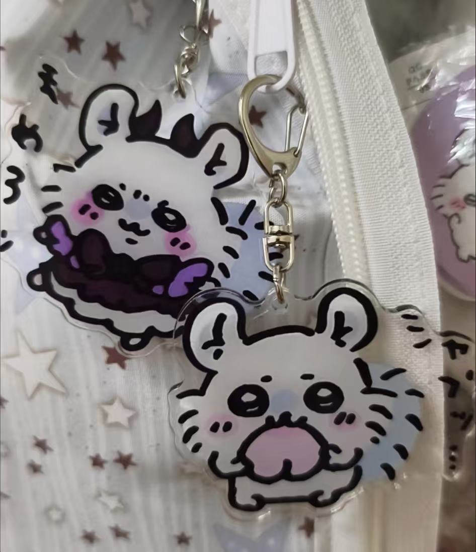 Unisex Chiikawa Keychain Penda - مراجعة Mini Backpack Purse وسعره