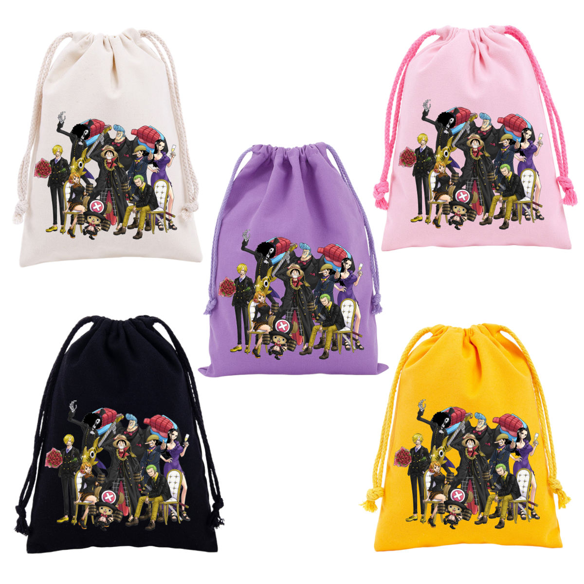 Anime One Piece Drawstring Bac - مراجعة Drawstring Gym Bag وسعره