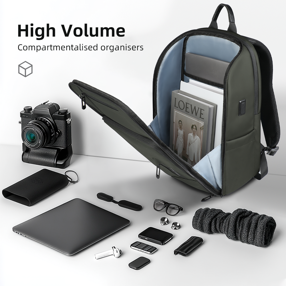 HK Business Men's Backpack 15. - مراجعة Laptop Backpack 15.6 وسعره