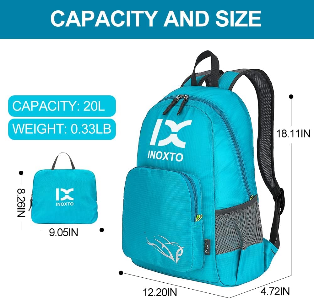 20L Lightweight Hiking Backpac - مراجعة Foldable Backpack Small وسعره