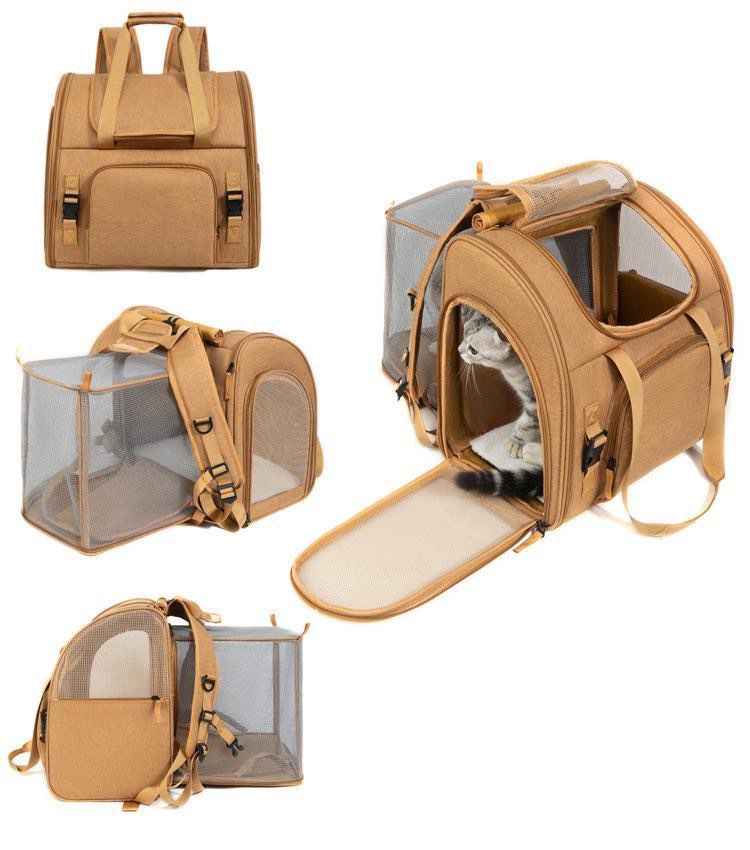 Portable cat bag, expandable l - مراجعة Foldable Backpack Small وسعره