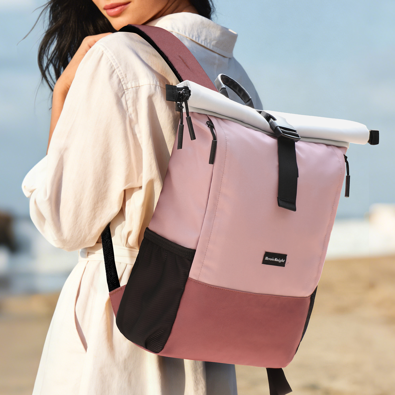 Heroic Knight Casual Travel Ba - مراجعة Travel Backpack Anti Theft وسعره