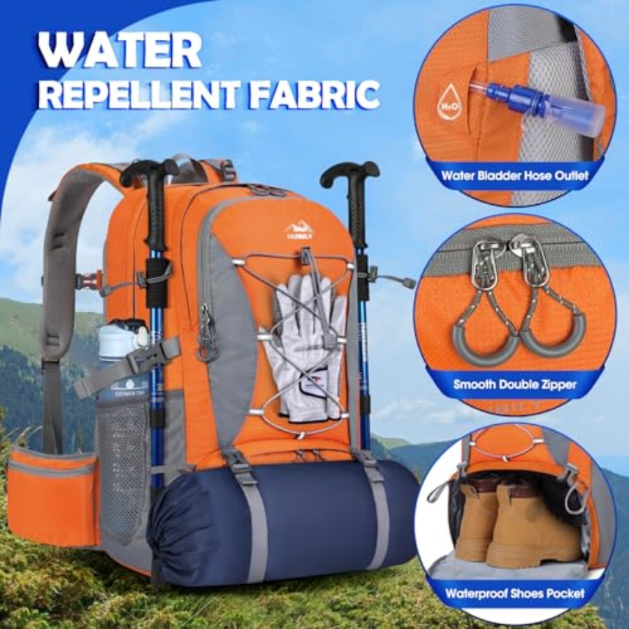 50L Hiking Backpack Waterproof - مراجعة Hiking Backpack Waterproof وسعره