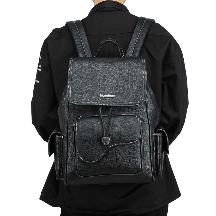 【New Arrival】Women's Black Fau - مراجعة Leather Backpack Vintage وسعره