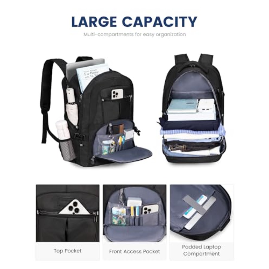 Travel Laptop Backpack Waterpr - مراجعة Travel Backpack Anti Theft وسعره