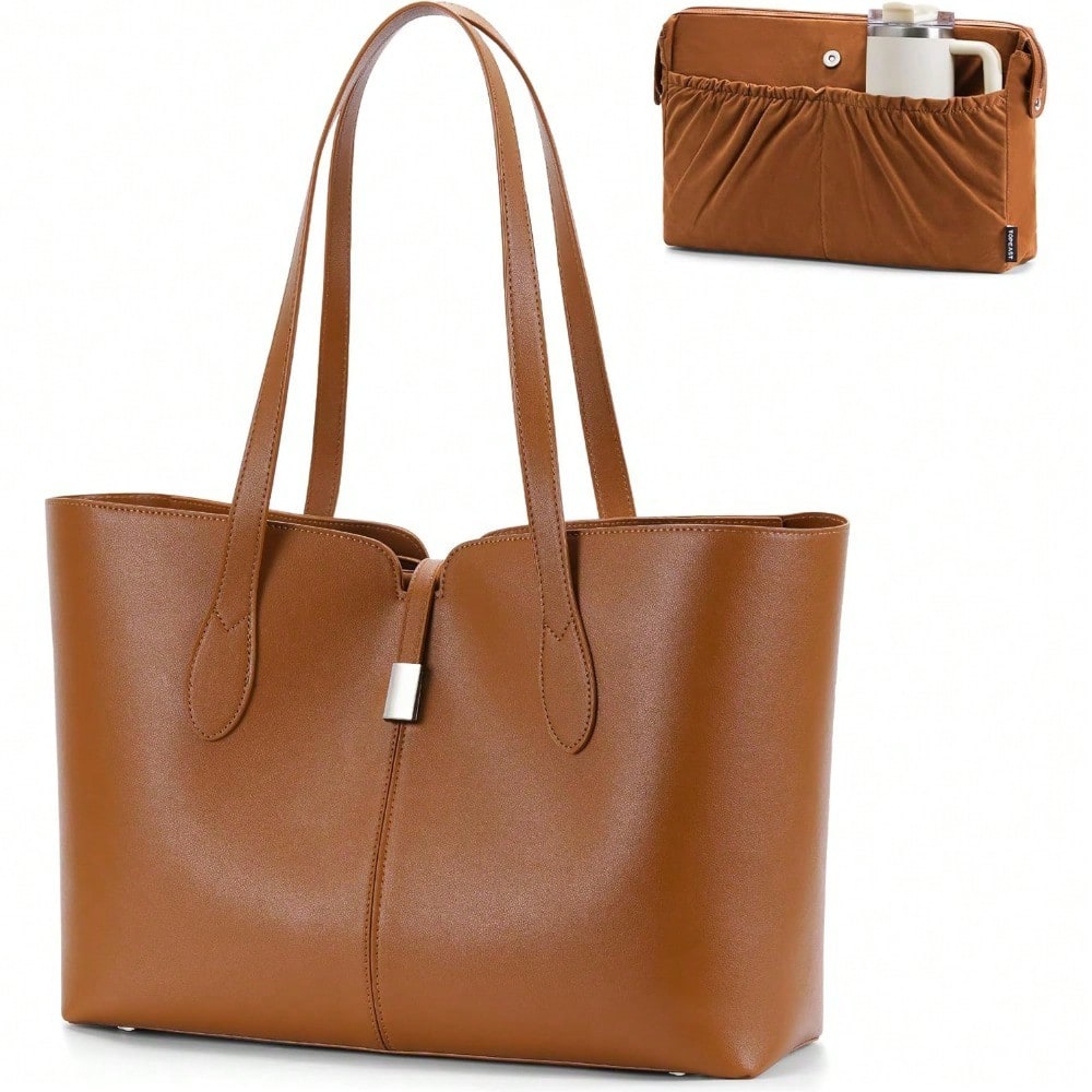 Laptop Tote Bag For Women With - مراجعة Laptop Sleeve Removable وسعره