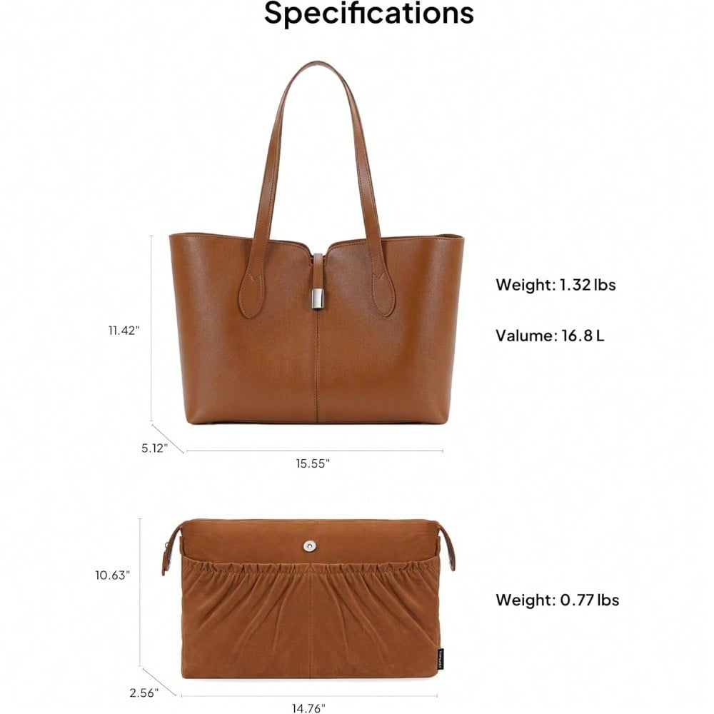 Laptop Tote Bag For Women With - مراجعة Laptop Sleeve Removable وسعره