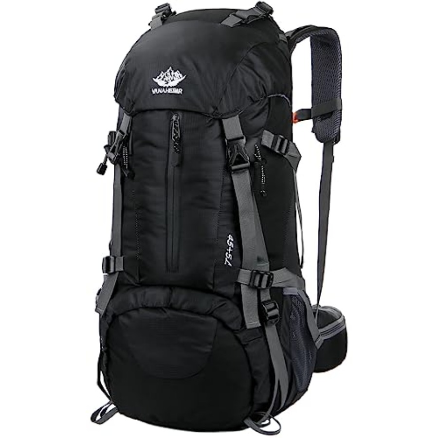 50L Hiking Backpack Men Campin - مراجعة Rain Cover Backpack وسعره