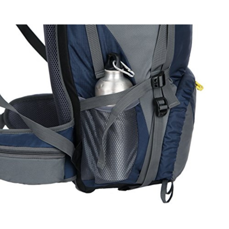 50L Hiking Backpack Men Campin - مراجعة Rain Cover Backpack وسعره
